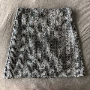 Loft Tweed Mini Pencil Skirt